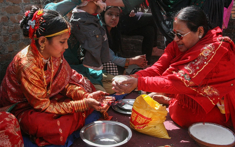 Bahra Ceremony in Nepal 썸네일
