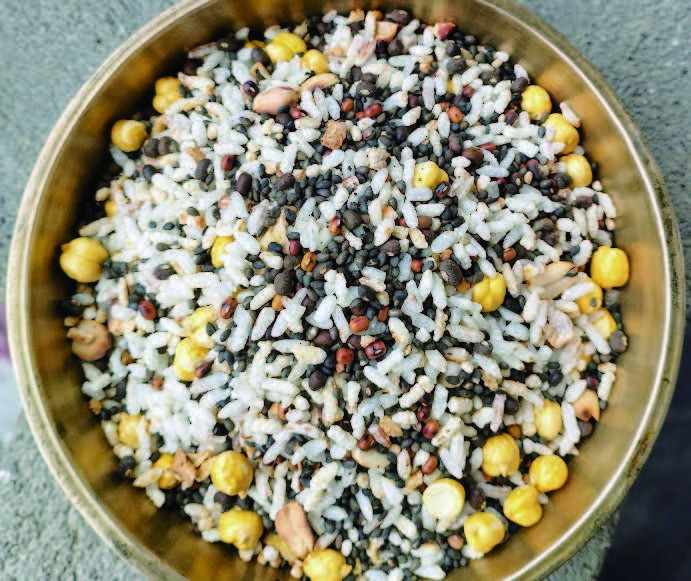 Mah Korai made with Bora Saul (sticky rice) © Puspanjalee Das Dutta