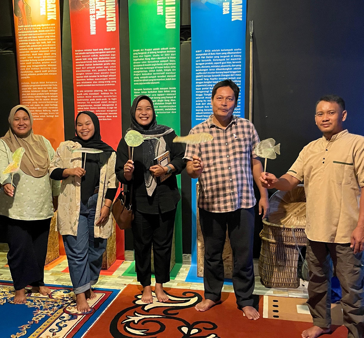 Figure 10. The community of Batu Itam established a cultural center to showcase their maritime heritage, taking ownership of their own narratives.