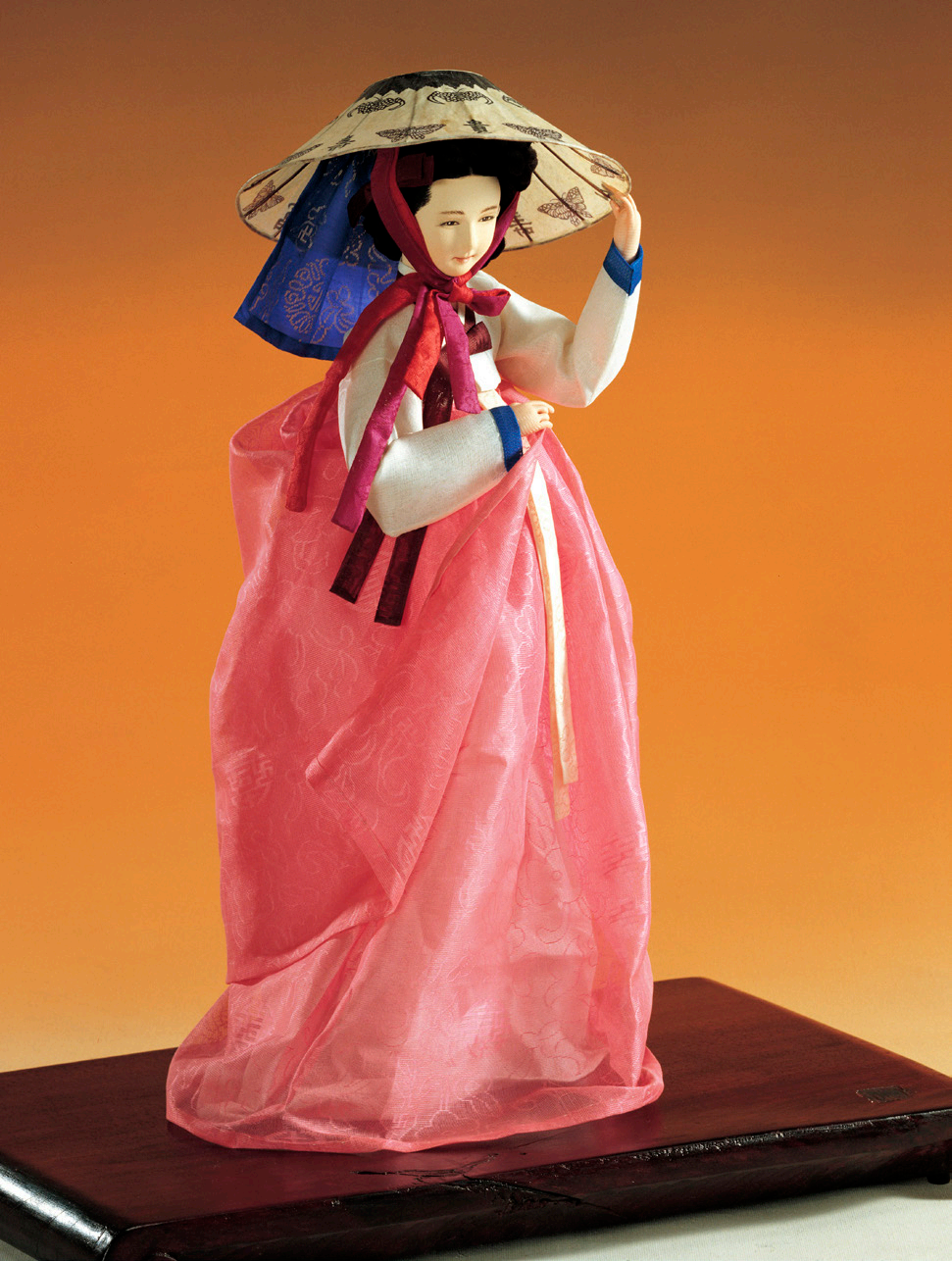 Empowering Artistry: Korean traditional handmade hanbok doll